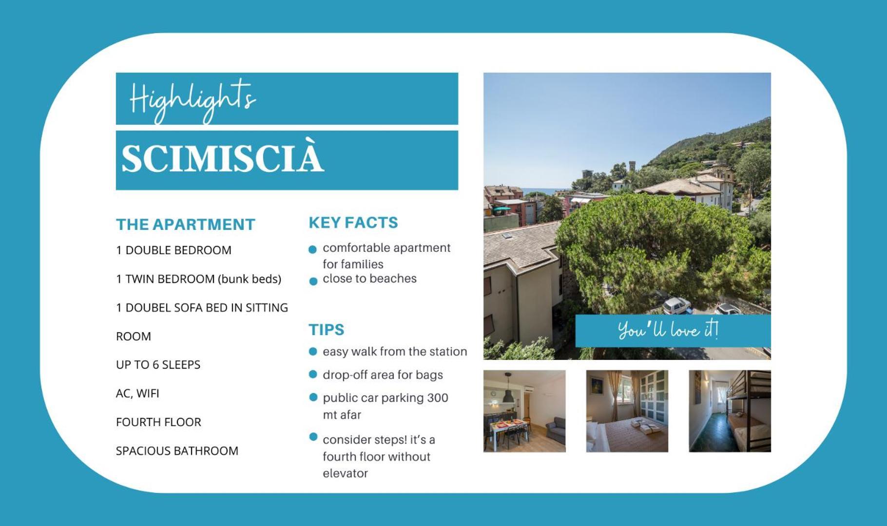 Scimiscia 2-Bedroom Apartment With Ac Монтероссо-аль-Маре Экстерьер фото